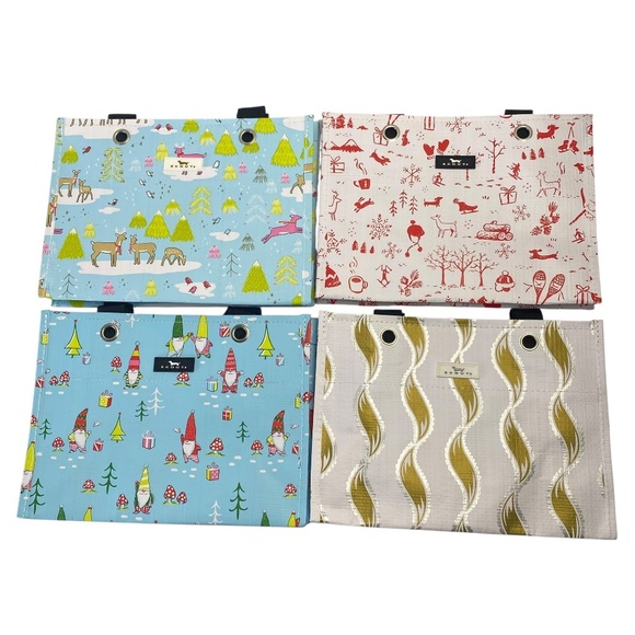 SCOUT Mixed Pattern Small Size Gift Bag Set (Set of 4) - Picture 1 of 6